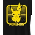 thumbnail image 3 of Pokémon - Retro Synthwave Pikachu -  Women's Short Sleeve Graphic T-Shirt, 3 of 5
