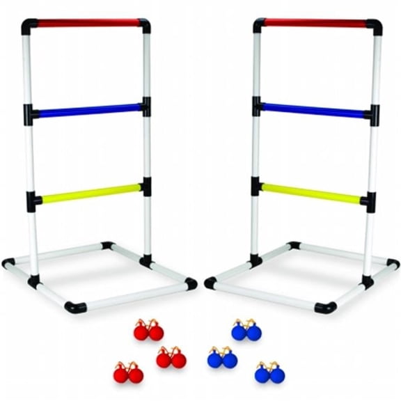 Indoor & Outdoor Ladderball Set with Carry Case & Ground Spikes