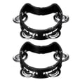 thumbnail image 1 of Unique Bargains 2pcs Wrist Bells, Jingle Bells Ankle Bell Hand Bell Percussion Instruments Musical Rhythm Band Plastic, Black, 1 of 5