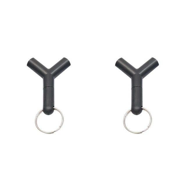 Thinsony 3.5mm Y Shape Earphone Splitter Adapter Double for Jack Adapter Compatible for Samsumg/ MP3 Player black 2Set