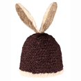 thumbnail image 1 of Kids Winter Hat Rabbit Ear Breathable Warm Soft Kids Knit Hat Toddler Beanie Hat, 1 of 10