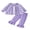 Purple, variant on RUINIXCW Toddler Bbay Girl Halloween Outfit Infant Baby Girl Fall Clothes Ghost Pumpkin Embroidery Plaid Babydoll Shirt Tops and Flared Pants 2 Pieces Set