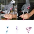 thumbnail image 3 of Methold Arnés de nailon para mascotas, correa para hámster, arneses ajustables para hurón, rata, ratón, conejito, chaleco, correa de cuerda Aseo de mascotas azul, 3 of 6