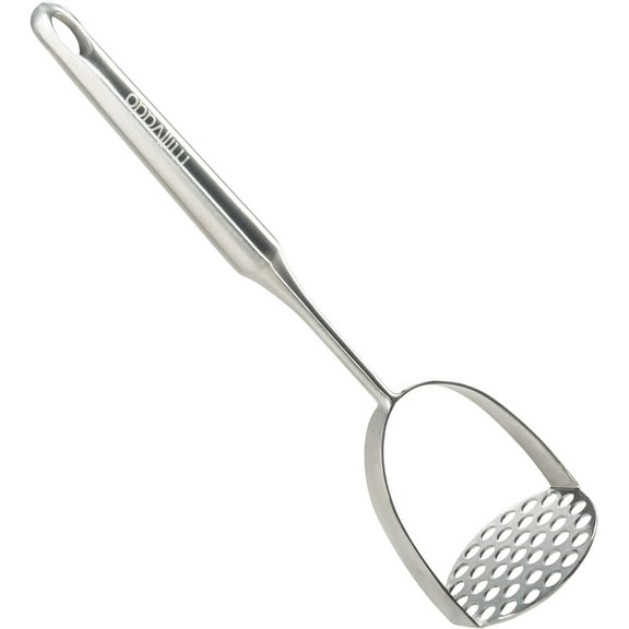 Millvado Stainless Steel Potato Masher Kitchen Tool, Durable and Comfortable Design, 12 Inches