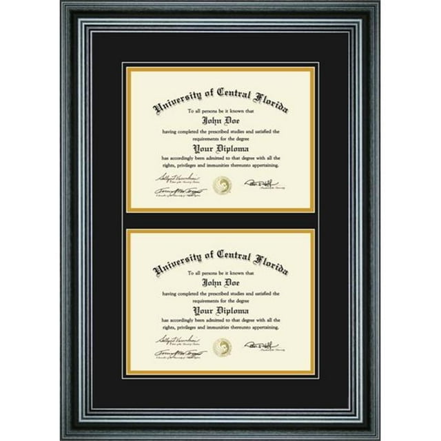 Perfect Cases 11 x 14 in. Double Diploma Frame for Diploma