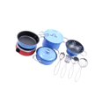 thumbnail image 1 of Kids Children Kitchen Pretend Play Toys Cooking Kitchen Cookware Cookware Set Blue 11pcs, 1 of 7