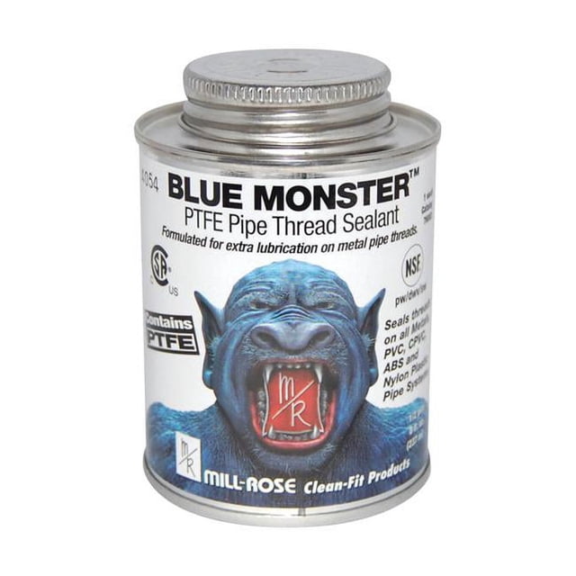 Blue Monster 4935441 Monster White Pipe Thread Sealant, 4 oz