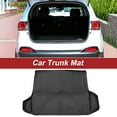 thumbnail image 2 of Unique Bargains Flat Face Cargo Liner Rear Trunk Mat Trunk Cargo Luggage Boot Tray Mat Diamond Pattern for Chevy Equinox 2012-2017 for GMC Terrain 12-17 Anti-Slip, 2 of 7