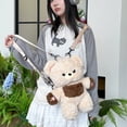 thumbnail image 3 of Jiibva Plush Bear Backpack Teddy Bear Doll Bag Multifunctional Plush Backpack Cartoon Animal Backpack Purse Gifts, 3 of 7