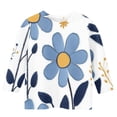 thumbnail image 4 of Asxite Girls and Boys Print Tops 3/4 Sleeve Crew Neck T Shirt Fall Casual School Uniform, 4 of 5