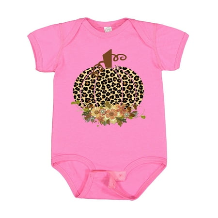 

Inktastic Cheetah Print Pumpkin Gift Baby Boy or Baby Girl Bodysuit