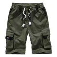 thumbnail image 1 of Bermudas 2024 Pantalones Cortos Cargo Holgados Y Casuales Pa, 1 of 8