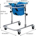 thumbnail image 2 of Wheeled Walker for Children with Cerebral Palsy, Adjustable Height, Suitable for Height 31"- 47", Rehabilitation Standing Frame Walker Walking Aid for Disabled, 2 of 5