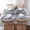Gray, variant on Eucalyptus Grey Tablecloth Square Table Cloth 54x54, Waterproof Tablecloth Outdoor Table Cloth, Vintage Bottle Succulents Flower Stripes Washable Table Cover for Kitchen Dinning Party