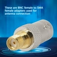 thumbnail image 1 of ANGGREK Coaxial Connector, Durable Construction BNC To SMA Adapter For Antenna Connection, 1 of 8