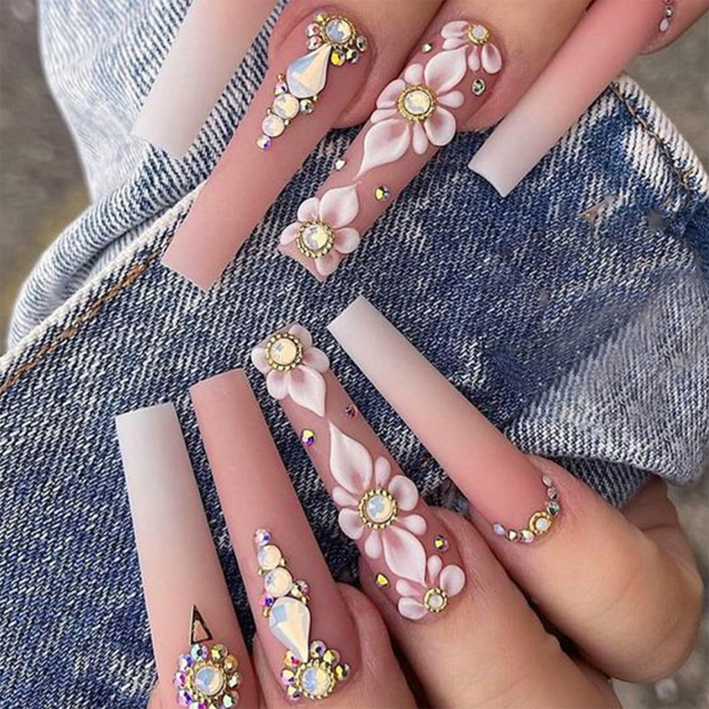 Hot Focus Pop Nail Glitz - 3D Unicorn Acrylic Nail Art Kit for