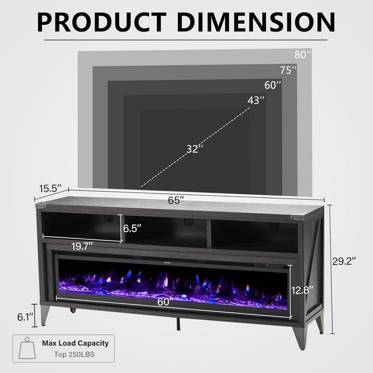 Todoe 65 tv stand deals