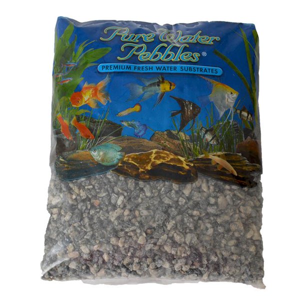 Pure Water Pebbles Aquarium Gravel Silver Mist 5 lbs (6.39.5 mm