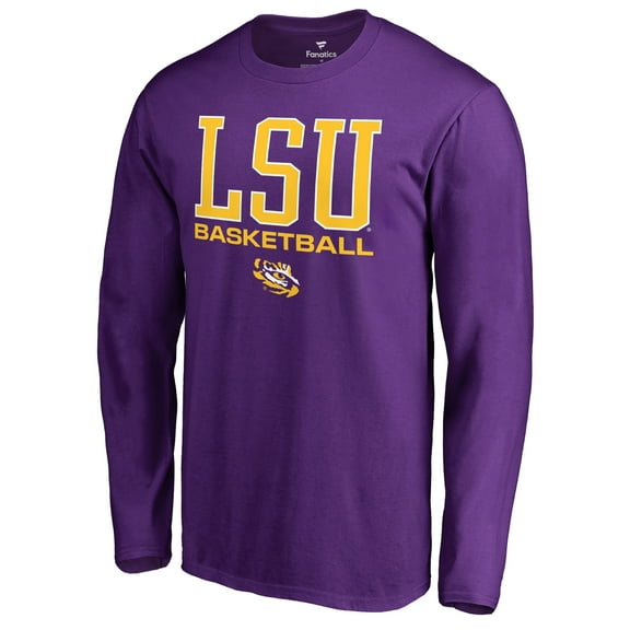 Men's Purple LSU Tigers Team Unity Basketball Long Sleeve T-Shirt
