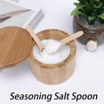 thumbnail image 4 of Eco-Conscious Craftsmanship, Mini Wooden Spoons, Nature Wood, Reusable, Easy Access To Spices And Condiments, 50 Pieces For Home And Party Use, 4 of 7
