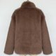 thumbnail image 4 of Ceisia Trendy Warm Men's Loose Fit Stand-Collar Faux Fur Jacket Gift, 4 of 9