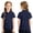 Navy#01, variant on Grblisyd Girls Boys School Uniform Short Sleeve Polo Shirt Button Closure Comfortable & Soft Casual Back to School Clothes