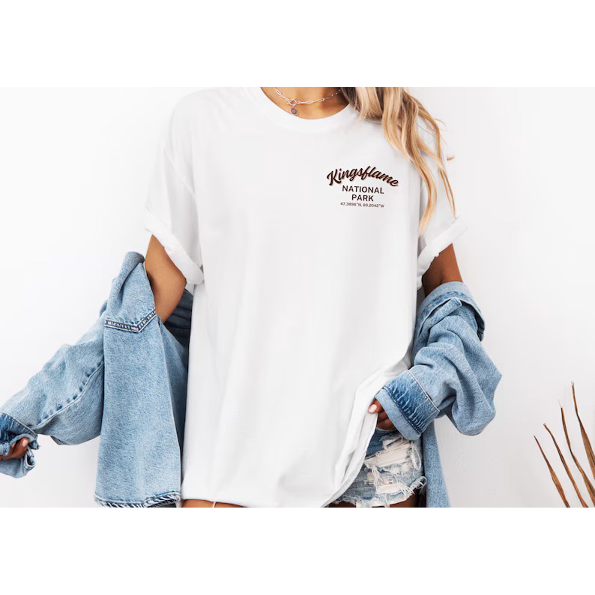 Kingsflame National Park Fantasy Novel Lore Location T-shirt