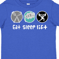 thumbnail image 4 of Inktastic Weightlifting Gift Eat Sleep Lift Sports Boys Toddler T-Shirt, 4 of 5