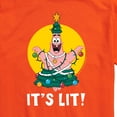 thumbnail image 3 of SpongeBob SquarePants - Patrick Christmas Tree It's Lit - Men's Short Sleeve Graphic T-Shirt, 3 of 6