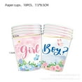 thumbnail image 4 of Disposable Eco-Friendly Gender Reveal Party Tableware Set for Boys and Girls, 4 of 6