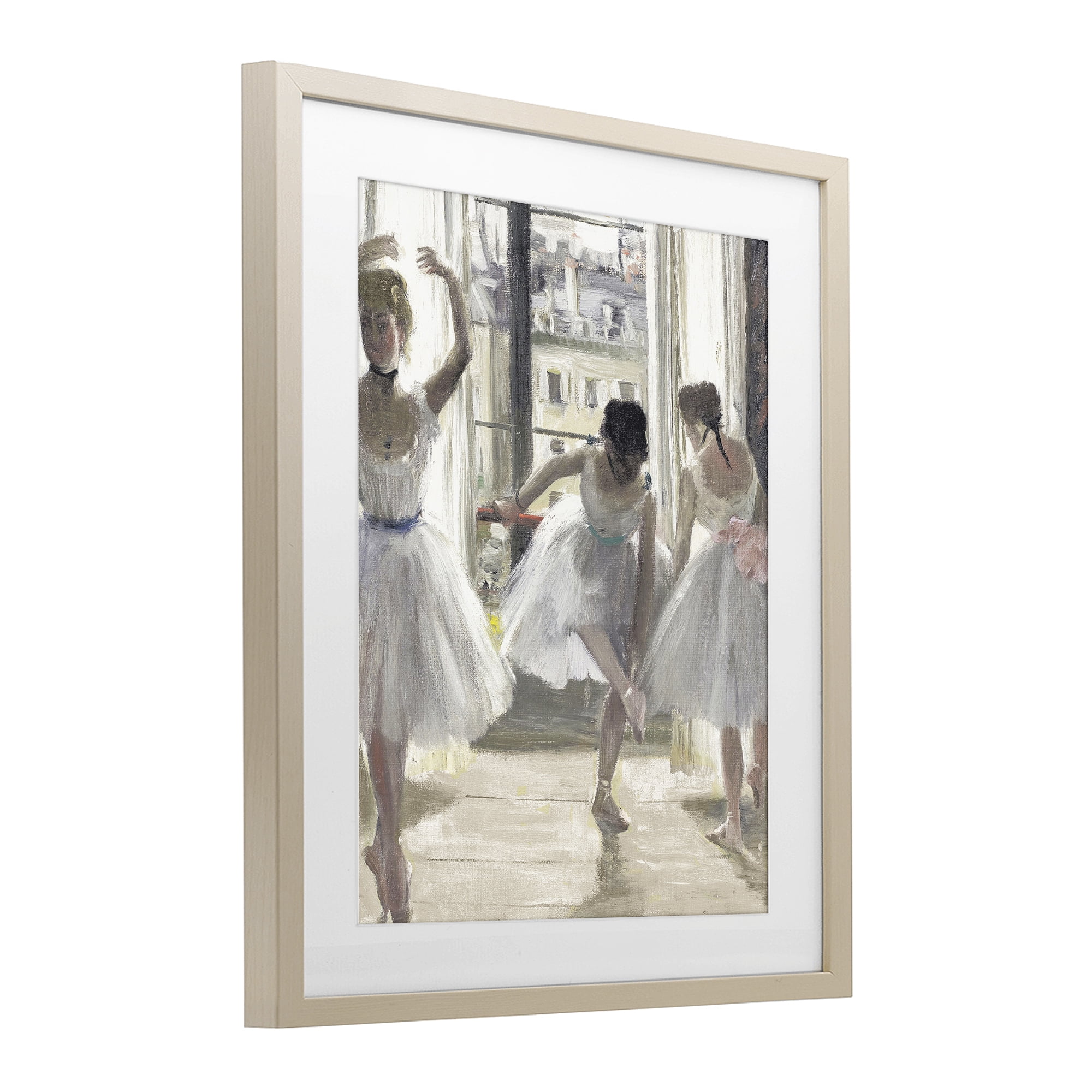 Stupell Industries Ballet Class In Practice Birch Framed Print Under Glass, design by Leah Straatsma