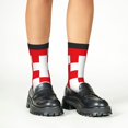 thumbnail image 4 of Rocae Red Cross 1 for Girls Boys Crew Socks,Children's Socks, Kids Socks, Toddler Socks: Daily Wear with Kids School Uniform, 4 of 5