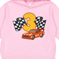 thumbnail image 3 of Inktastic Number Three Race Car Toddler Hoodie, 3 of 4