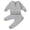AB235 Grey, variant on Tisuna Boys Fall Outfit Set Kids Lightweight Striped Print Long Sleeve Crewneck Tops And Pants 2 Pieces Clothing Set For Children Everyday Wear Size 18-24 Months
