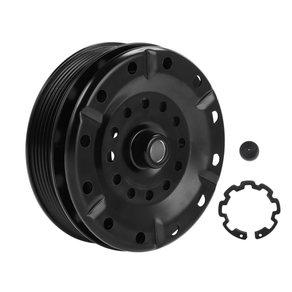 Air Conditioner AC Compressor Clutch Kit 6 Groove for Toyota Corolla 09-10 1.8L for Toyota Matrix 09-10 2012 1.8L for Scion XD 08-14 Drive Pulley w/Bearing for 6SEU14C Compressor