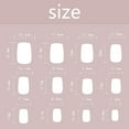 thumbnail image 5 of Aellinatey 24pcs Square False Nail Elegant White Flowers Press on Nail Manicure Nail Art, 5 of 8