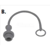 Buyers Products B919530 Sleeve Type Quick Detach Hydraulic Coupler - B40003DP - 0.375 in. NPTF Dust Plug - Pack of 11