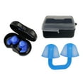 thumbnail image 3 of Tapón para los oídos de natación y clip para la nariz perfecl Cómodo protector de silicona Azul, 3 of 7