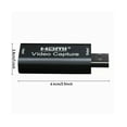thumbnail image 3 of 4K HDMI to USB 2.0 Video Capture Card 1080P Cam Link Card Game Capture Card Adapter Screen Record Capture Device for Streaming, Gaming, Video Conference, Teaching, Live Broadcasting, 3 of 11