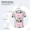 thumbnail image 5 of Fotbe Cute Cats Baseball Jersey Shirt for Men and Women, Casual Short Sleeves Button Down T-Shirt-Medium, 5 of 9