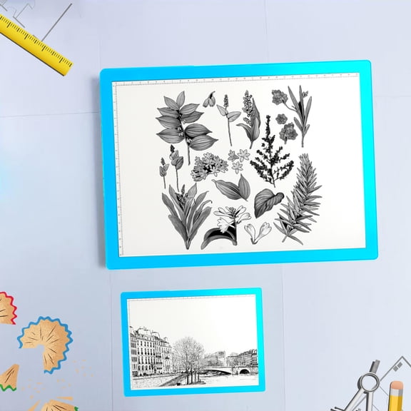 Nsxcdh Kids Toys Rechargeable A4 Tracing LED Copy Board Light Box,Slim Light Pad, USB Power Copy Drawing Board Tracing Light Board for Artists Designing, Animation, Sketching