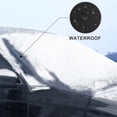 thumbnail image 4 of Windscreen Sun Shade Magnetic Car Sun Shade Cover Car Front Windshield Snow Protective Cover Magnetic Car Sun Shade Cover With Flap And  Strap Car Front Windshield Snow Protective, 4 of 8