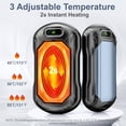 thumbnail image 4 of 8000mAh Hand Warmers Rechargeable 2 Pack, AI Smart Chip 22Hrs Long Safe Heat, Quick Charge Electric Portable Pocket Heater, Warm Gifts for Christmas, Outdoor, Golf, Hunting, Camping Accessories, 4 of 6