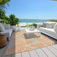 thumbnail image 6 of Addison Rugs Chantille Indoor/Outdoor Transitional Geometric Orange Washable Rectangle Rug, 5' x 7'6", 6 of 6