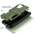thumbnail image 7 of for iPhone 16 Case, Built-in Kickstand, Compatible with Magsafe, Luxury Military-Grade Armor Shockproof Drop Protective Rugged Cover Hybrid Cell Phone Case for iPhone 16 - Armygreen, 7 of 7