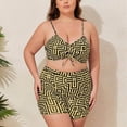 thumbnail image 6 of Bxsruta Women's Plus Size Long Sleeve Swimwear Rash Guard with Chest Pads Wirefree Modest Surfing Suit, 6 of 8