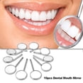 thumbnail image 3 of 10pcs Miroir Buccal 4 Réflecteur Odontoscope Dentiste Équipement Inoxydable, 3 of 4