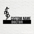thumbnail image 5 of Handmadetneonsign Doctor Of Osteopathic Metal Nameplate, Doctor Desk Nameplate, Doctor Desk Name Plate Decor, 5 of 5