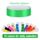 thumbnail image 2 of 1000 Piezas Pulseras de Papel Pulseras de NeóN Impermeables Pulseras para Eventos Adecuado para Fiestas, Pulseras (10 Colores), 2 of 5