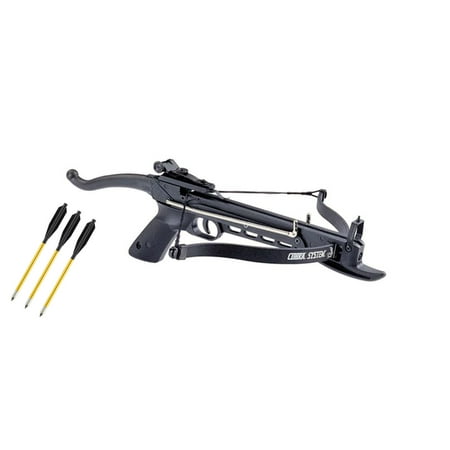 Sportsgear Self Cocking Hunting Pistol 160 FPS Crossbow with 3 Bolts (Blackj)